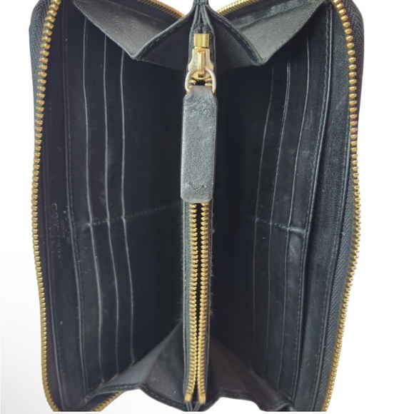 Jimmy Choo Black leather zip around wallet - Picture 5 of 10